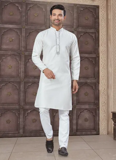 Outluk Wedding Collection Vol 39 Heavy Cotton Mens Kurta Pajama Manufacturers
